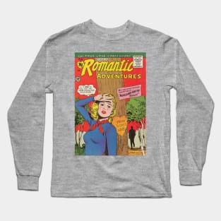 Vintage "Romantic Adventures" Cover Long Sleeve T-Shirt